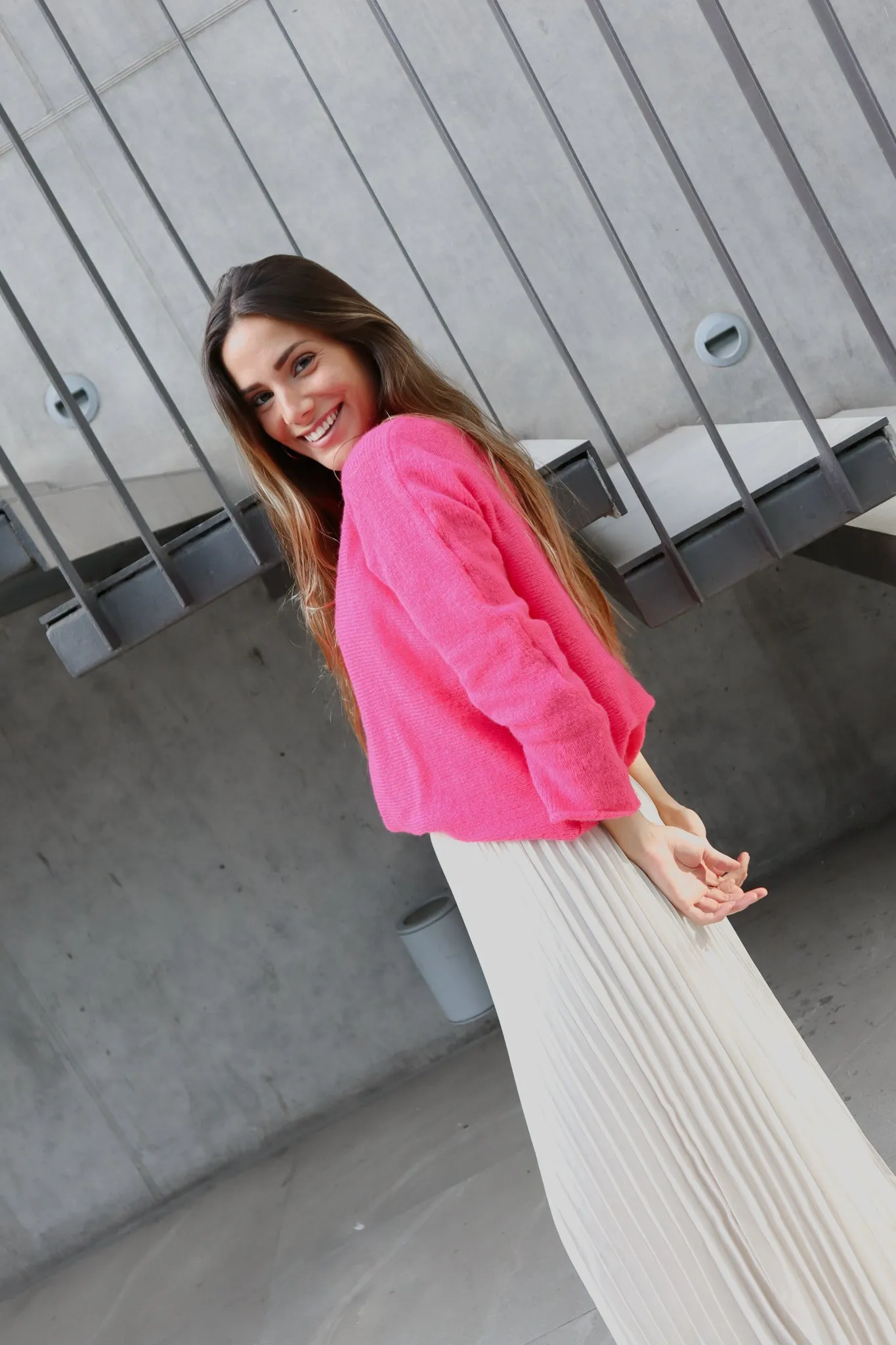 Sweater Lupita Fucsia