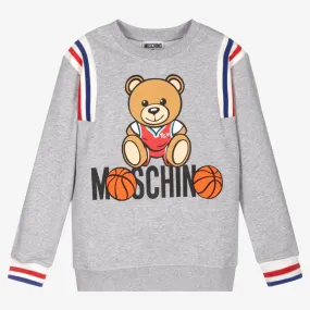 Teen Grey Basketball Sweater