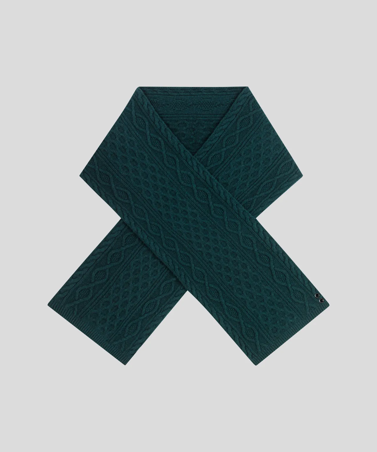 Telemark Scarf: Green Night