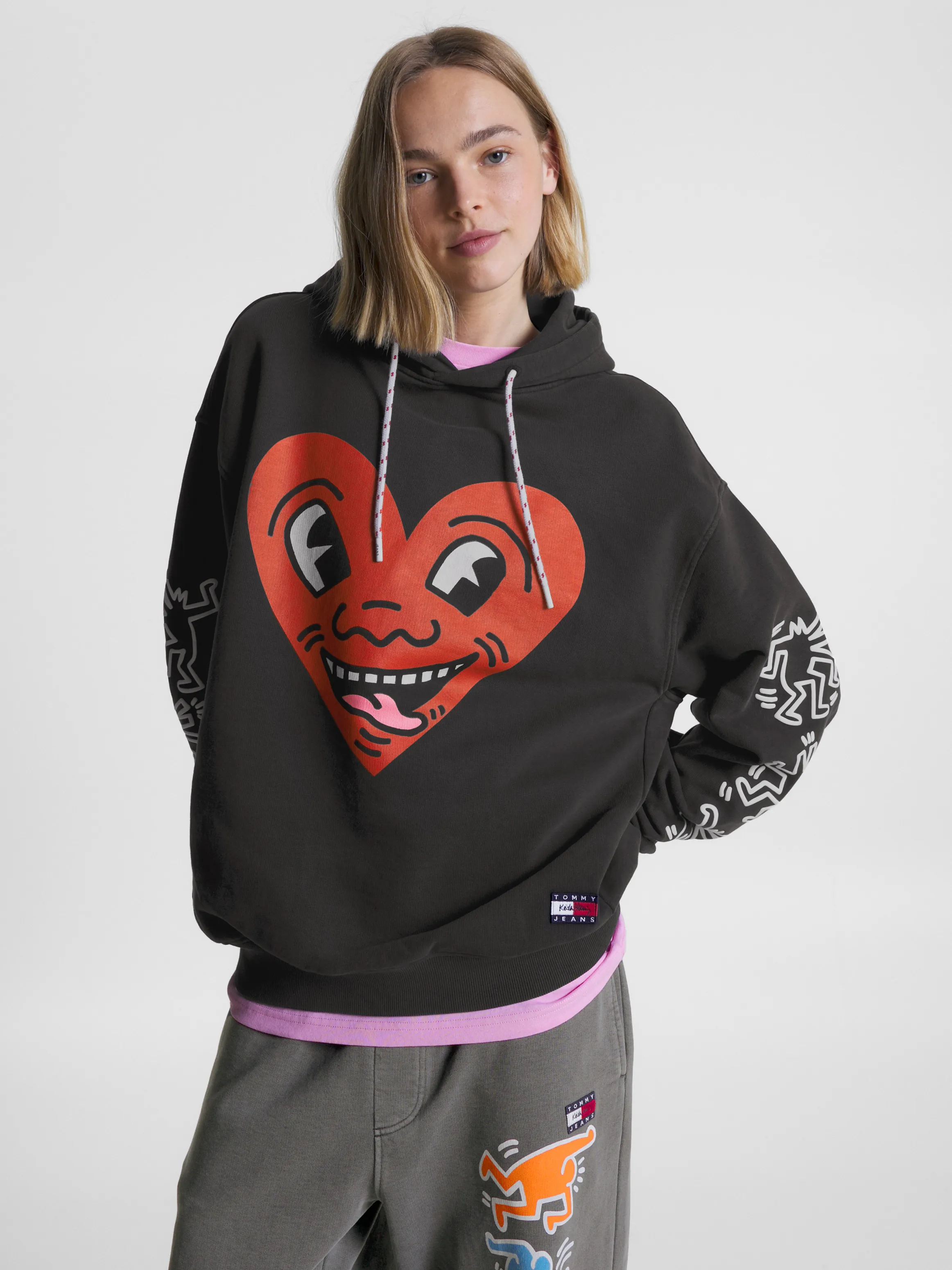 Tommy x Keith Haring Dual Gender Relaxed Fit Hoodie | Sweatshirts & Hoodies | Tommy Jeans