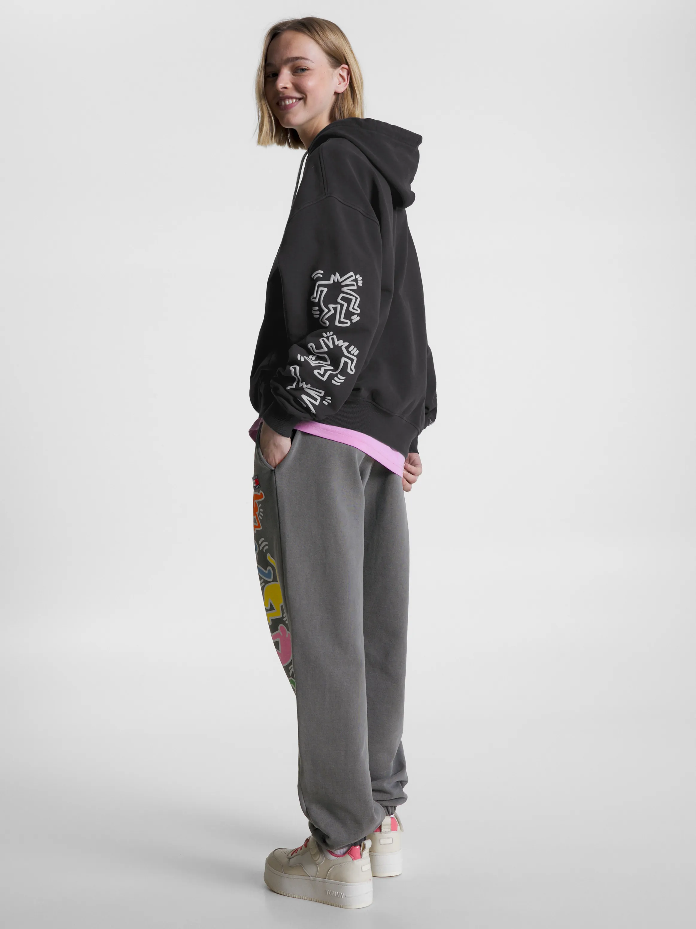 Tommy x Keith Haring Dual Gender Relaxed Fit Hoodie | Sweatshirts & Hoodies | Tommy Jeans