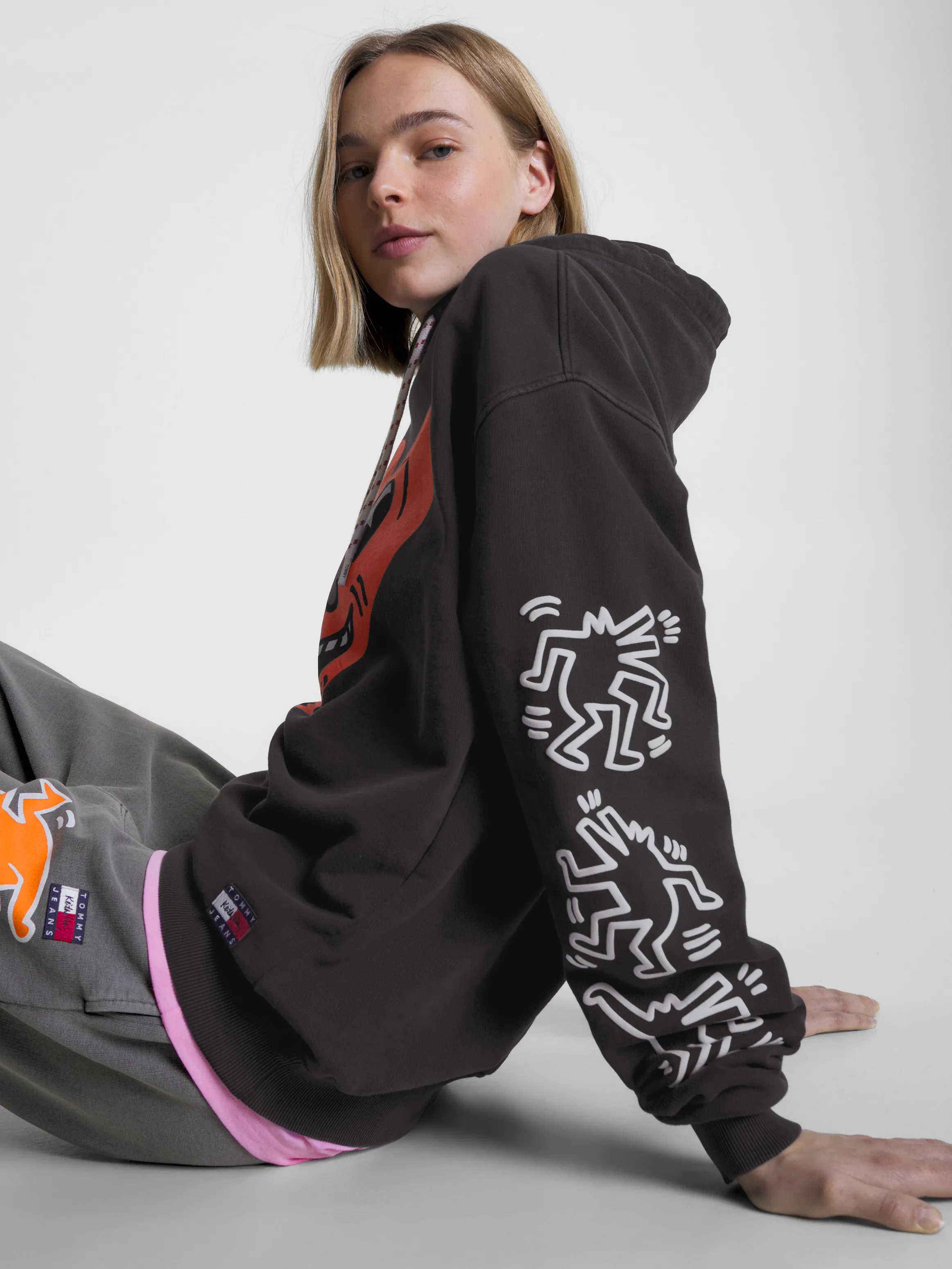 Tommy x Keith Haring Dual Gender Relaxed Fit Hoodie | Sweatshirts & Hoodies | Tommy Jeans