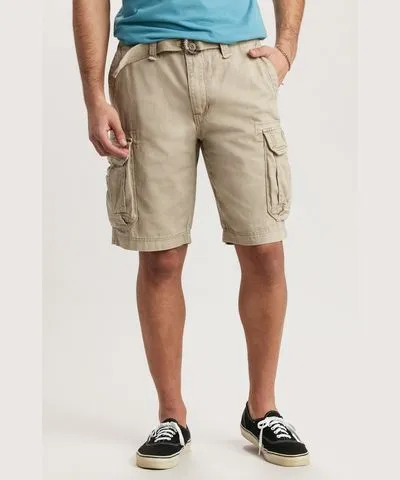 Unionbay Clothing Survivor Mens Belted Cargo Shorts