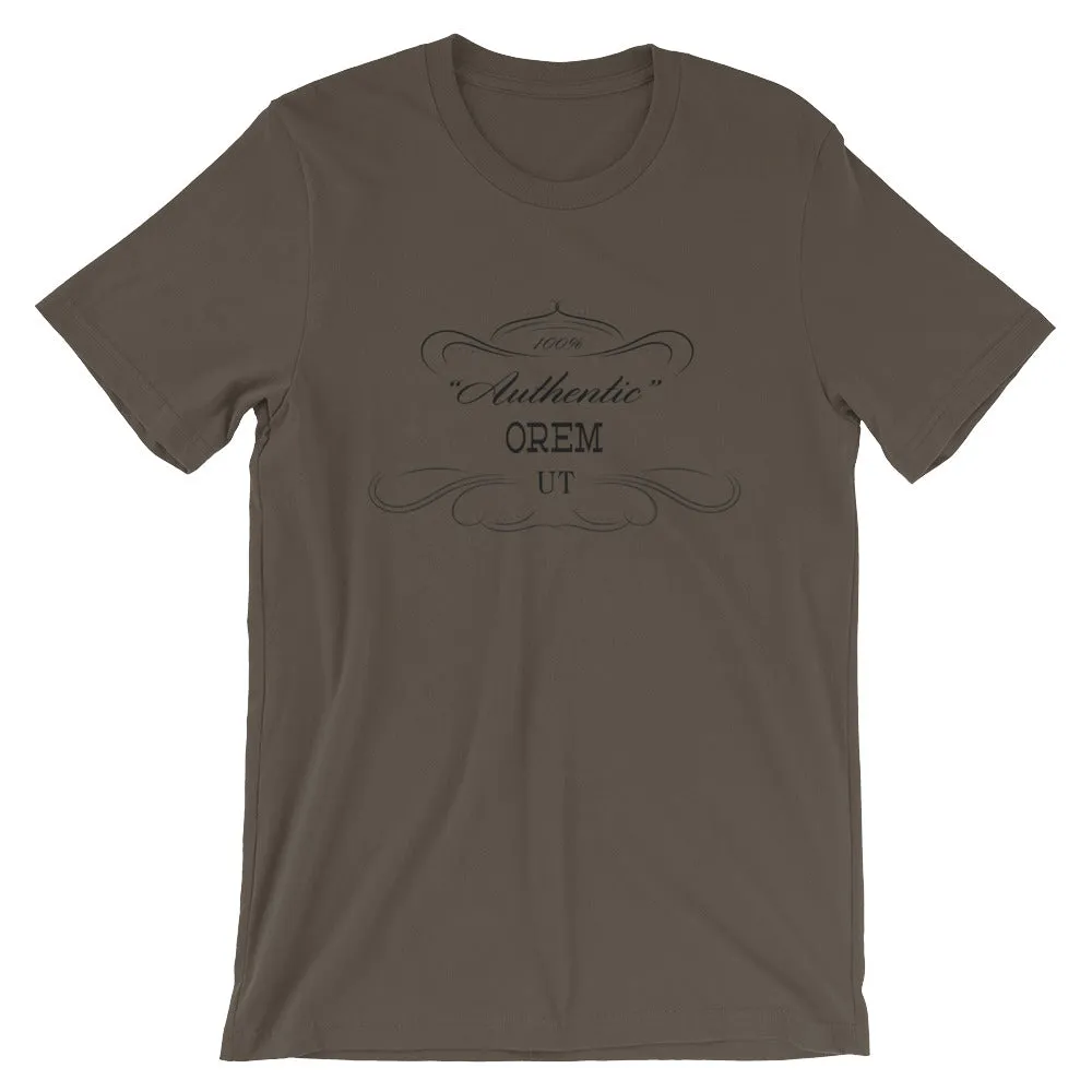 Utah - Orem UT - Short-Sleeve Unisex T-Shirt - Authentic