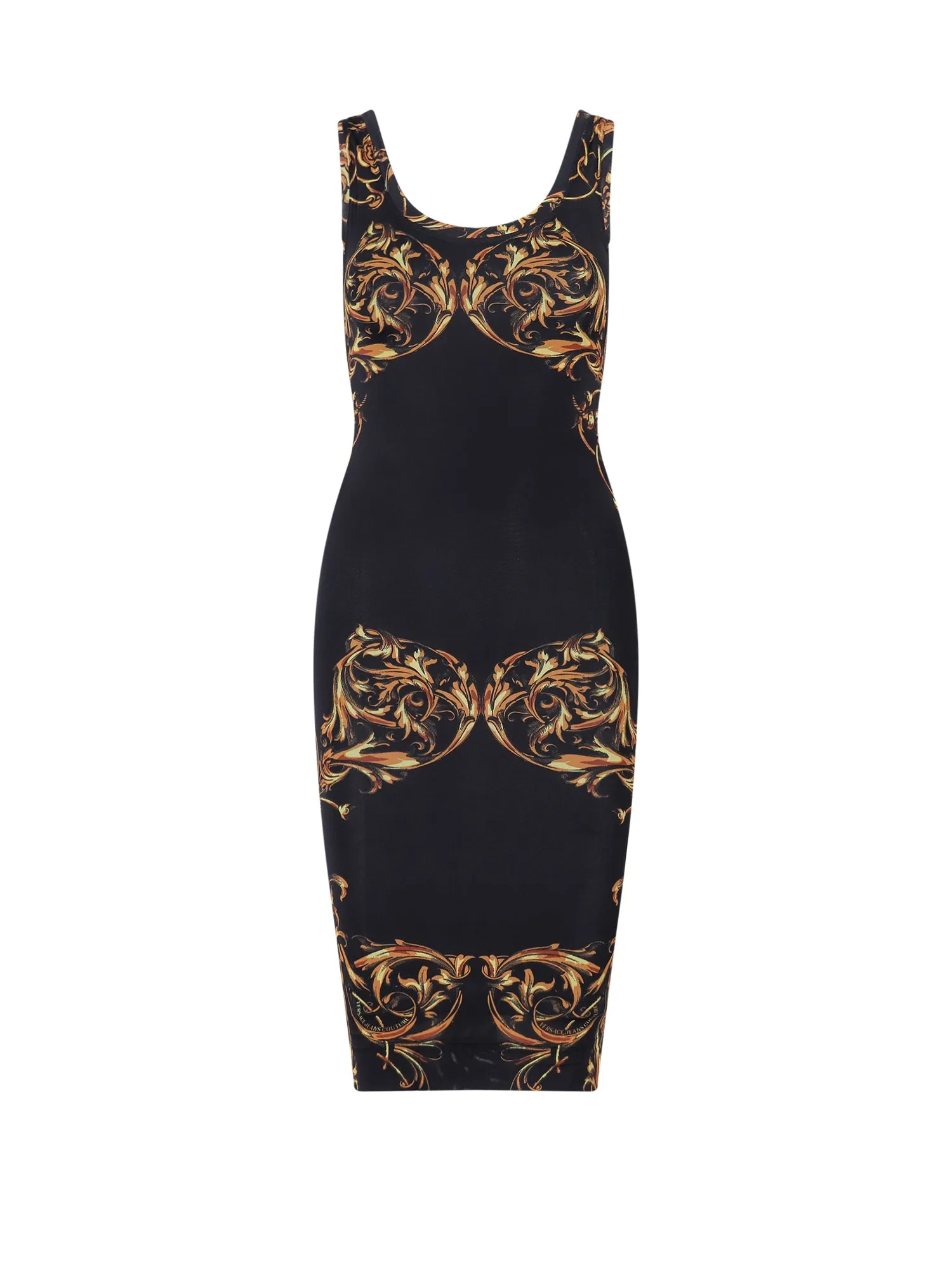 Versace Jeans Couture Baroque Printed Mini Dress