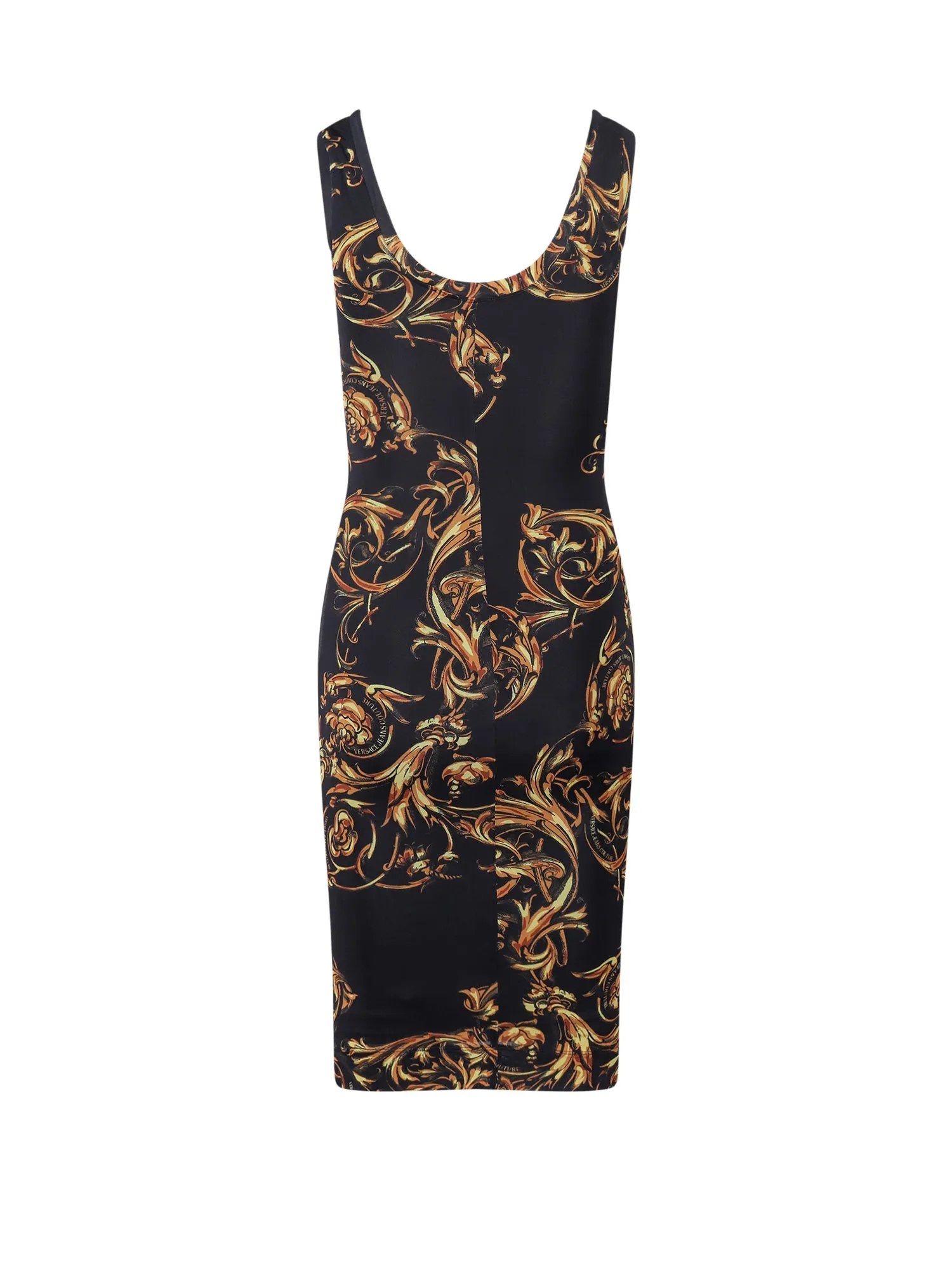 Versace Jeans Couture Baroque Printed Mini Dress