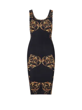 Versace Jeans Couture Baroque Printed Mini Dress