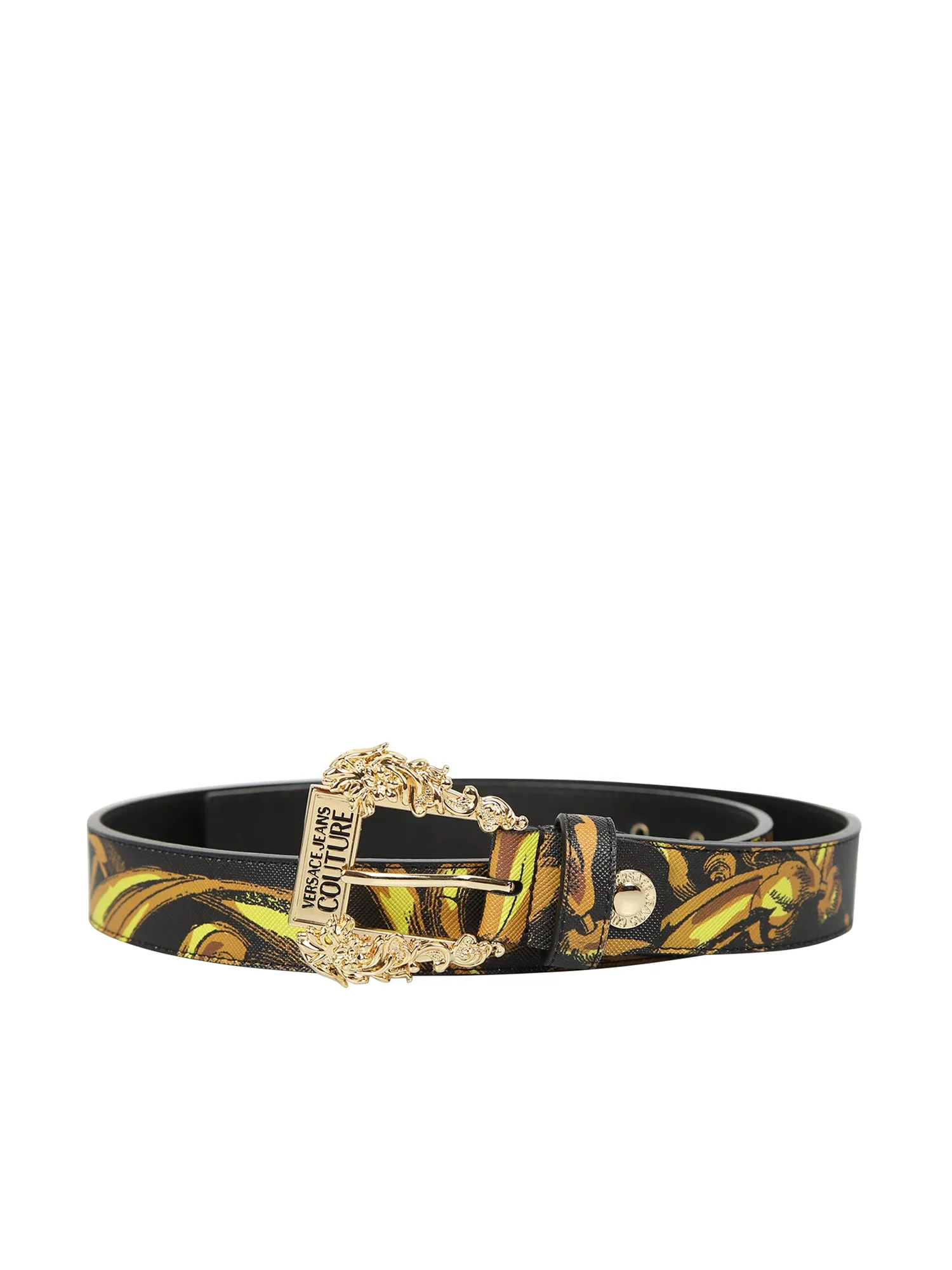 Versace Jeans Couture Printed Buckle Belt