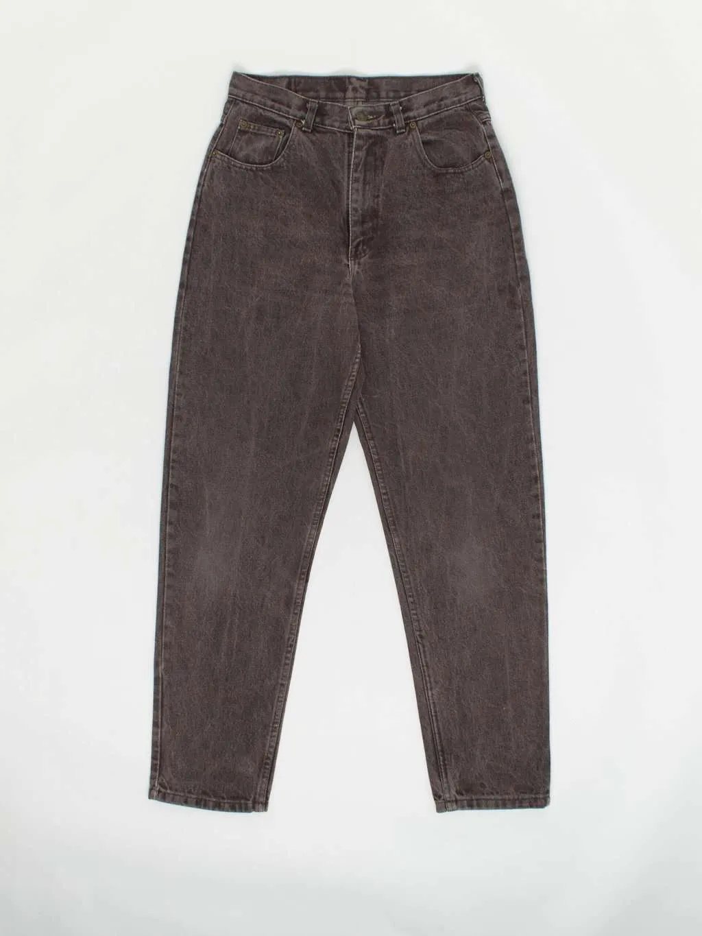 Vintage high rise grey jeans in grey / mauve 30 X 31