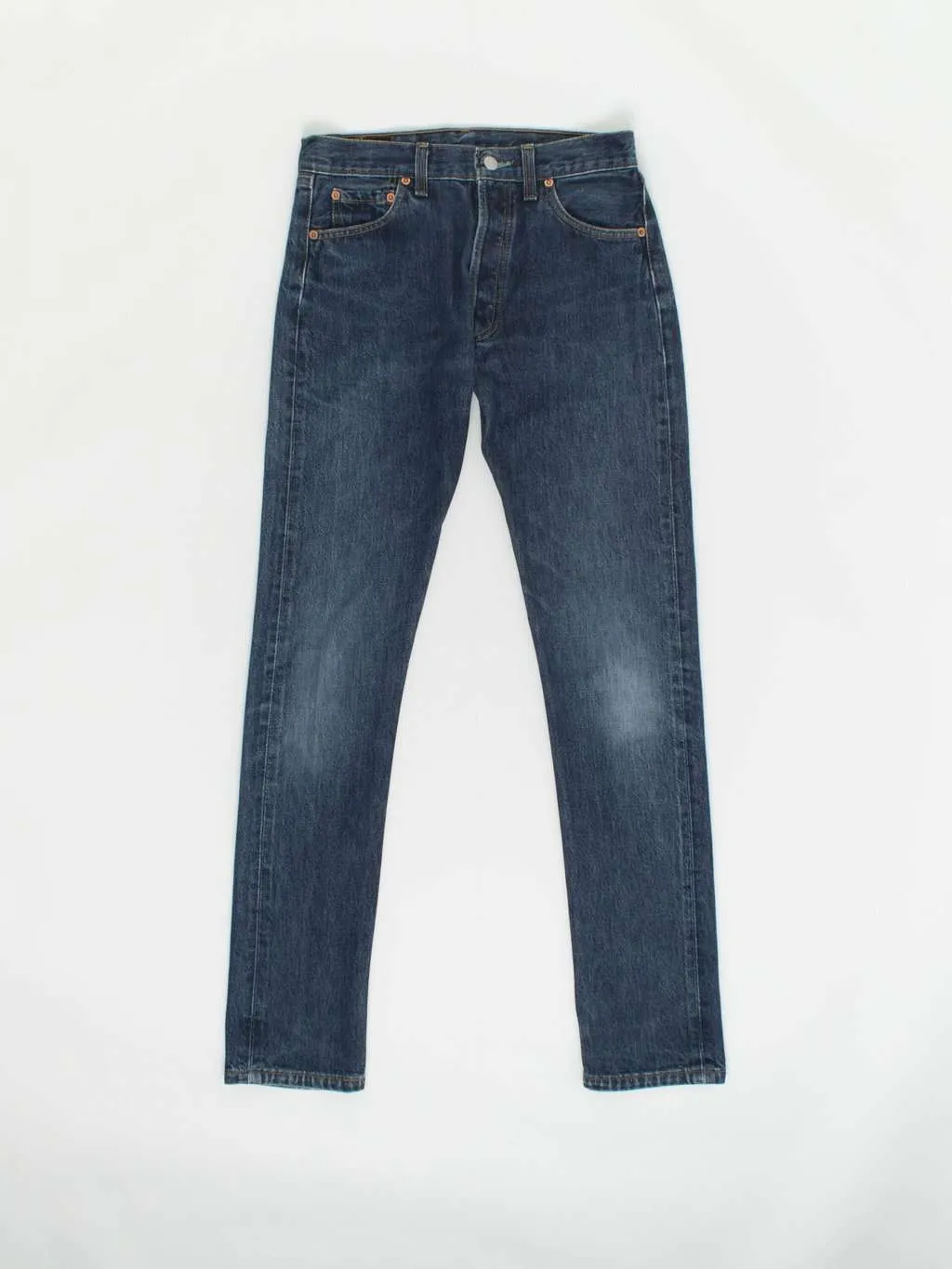 Vintage Levis 501 blue jeans made in the UK, 30 X 32