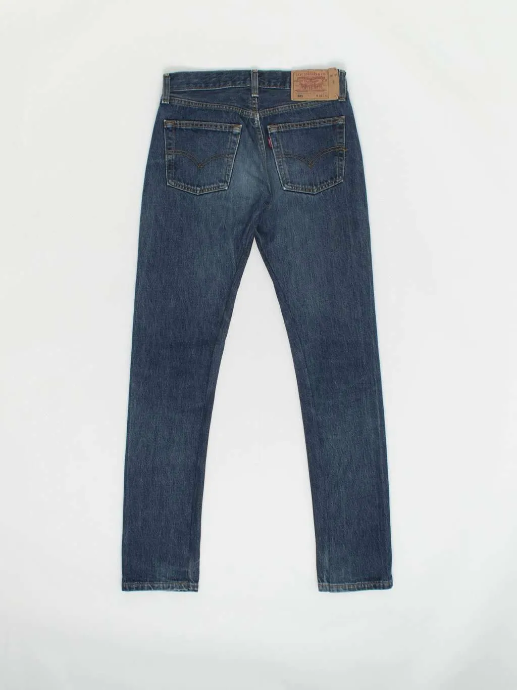 Vintage Levis 501 blue jeans made in the UK, 30 X 32