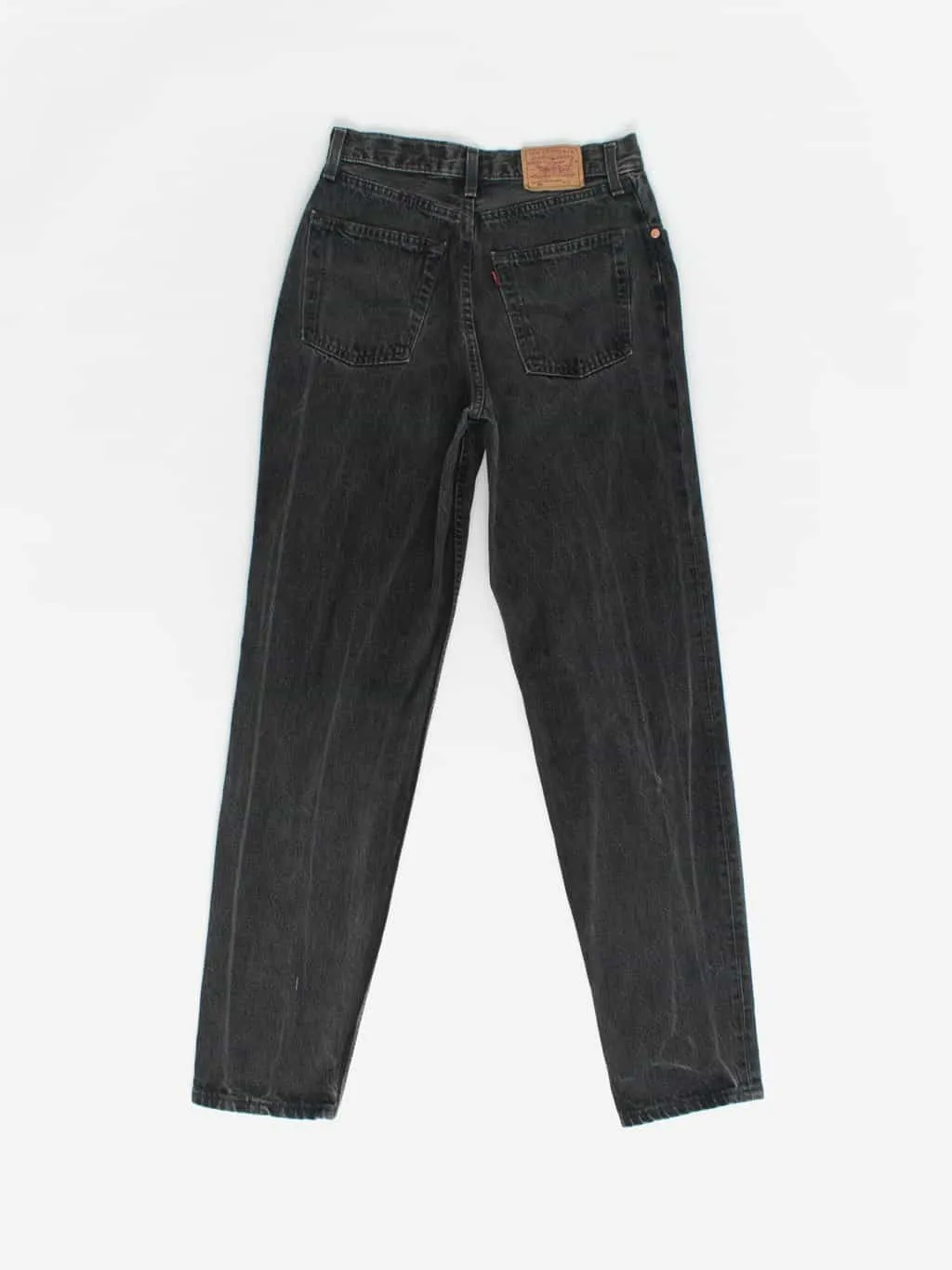 Vintage Levis 901 jeans 28 x 31 black stonewash UK made 90s