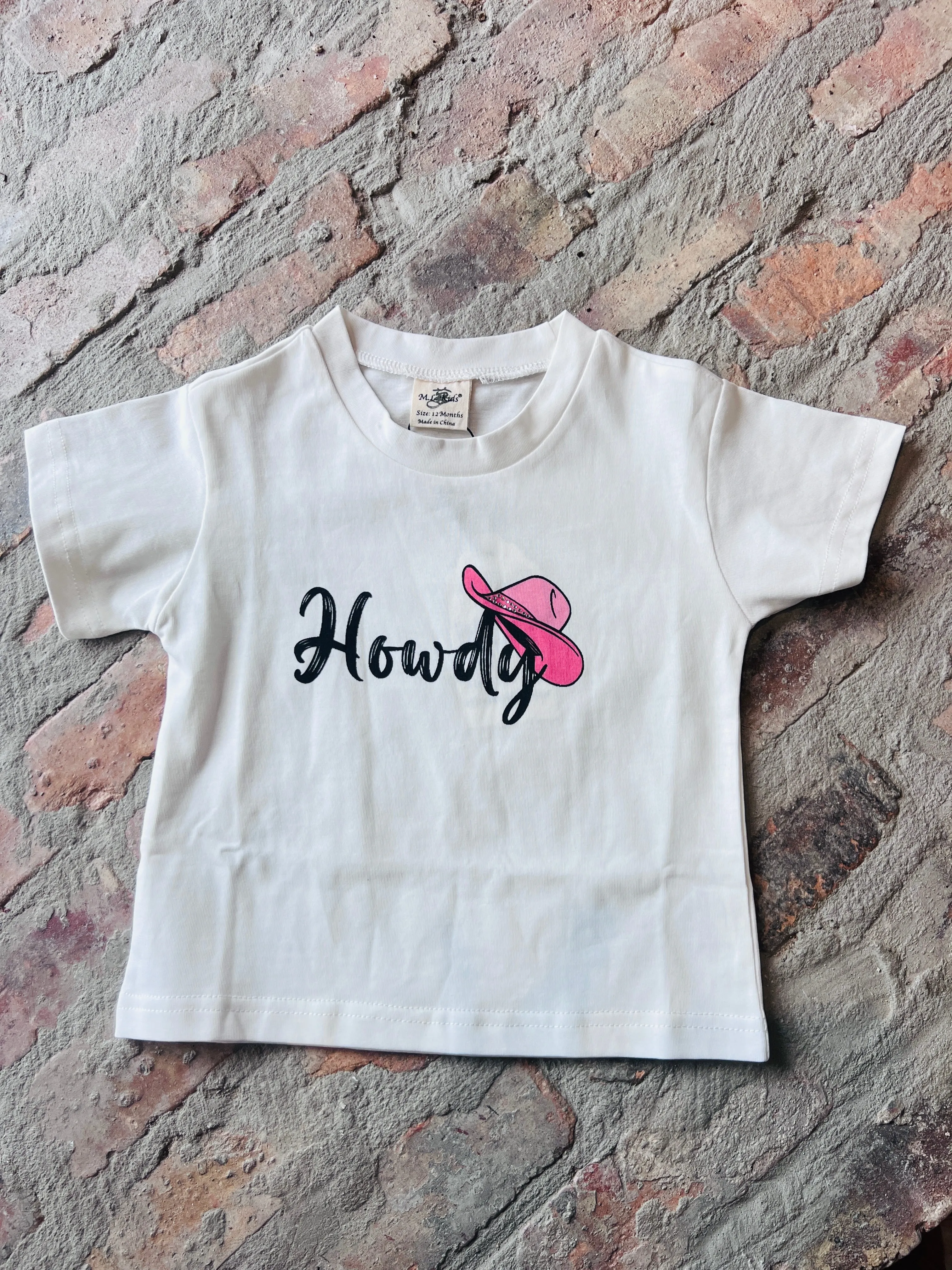 White Howdy T-Shirt