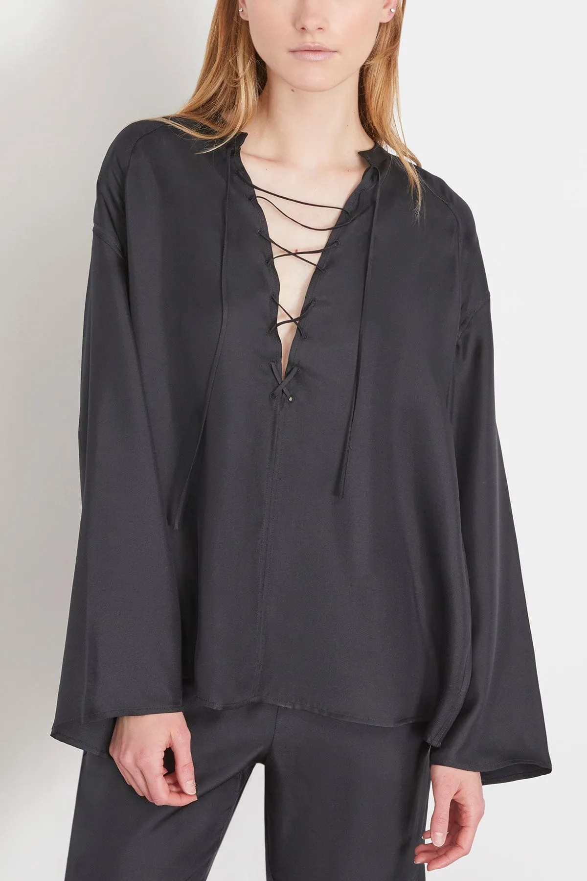 Zamia Top in Black