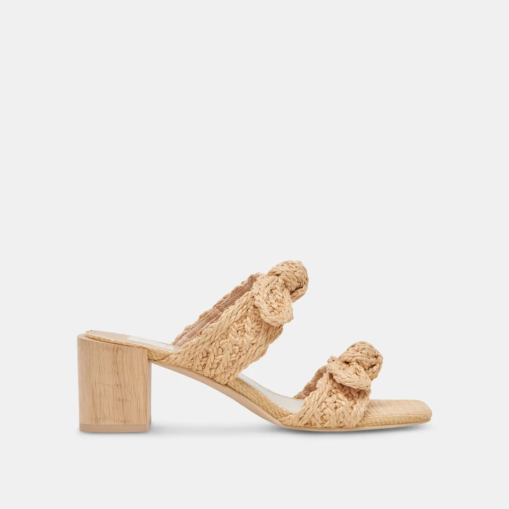 ZEMMIE SANDALS LT NATURAL RAFFIA– Dolce Vita 6908081111106